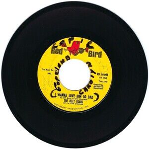 Jelly Beans 45 I Wanna Love Him So Bad / So Long on Red Bird VG Soul, Pop
